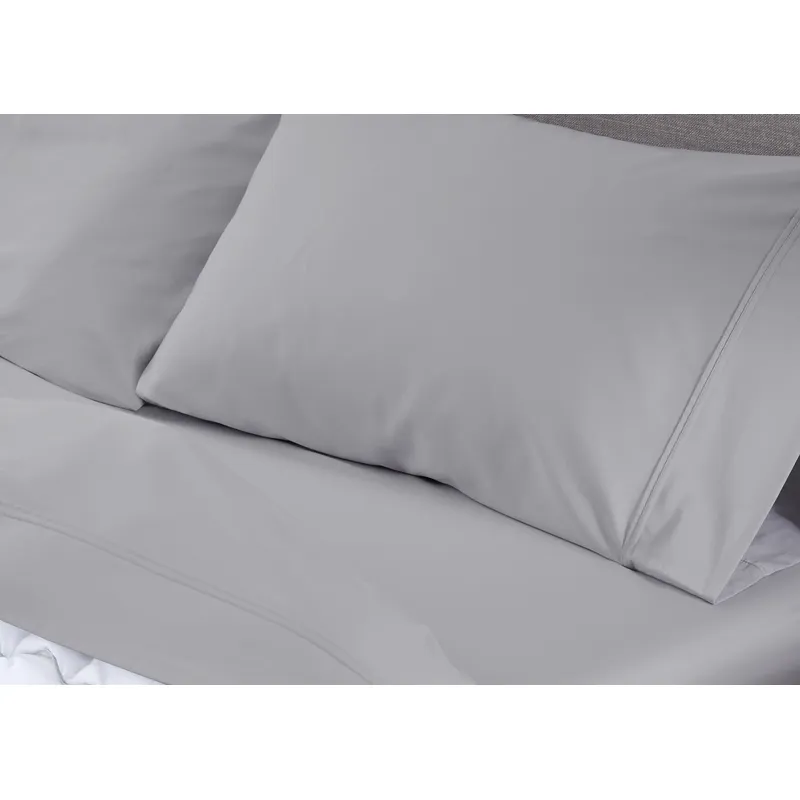 Hyper-Cotton Sheet Set-Light Grey-Twin