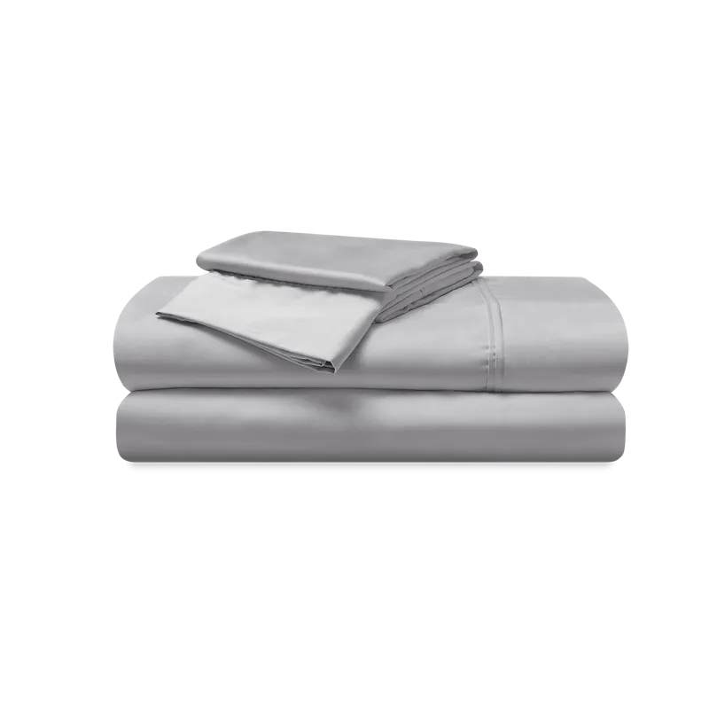 Hyper-Cotton Sheet Set-Light Grey-Twin