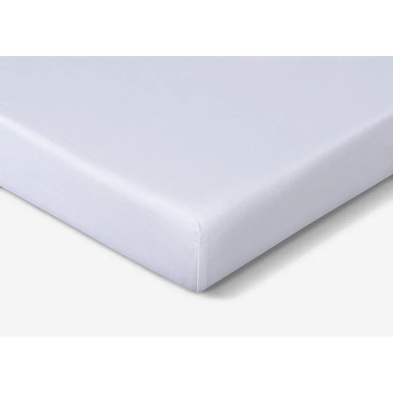 Hyper-Linen Performance Crib Sheet-Bright White