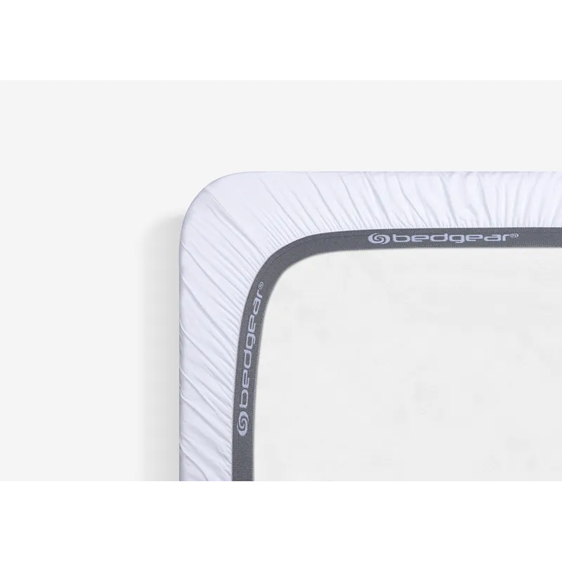 Hyper-Linen Performance Crib Sheet-Bright White