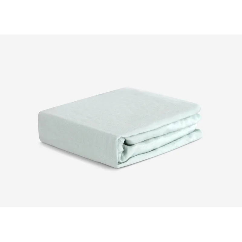 Hyper-Linen Performance Crib Sheet-Light Green
