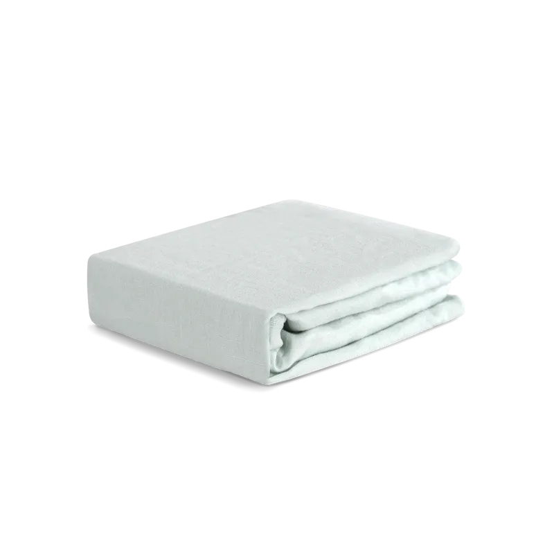 Hyper-Linen Performance Crib Sheet-Light Green