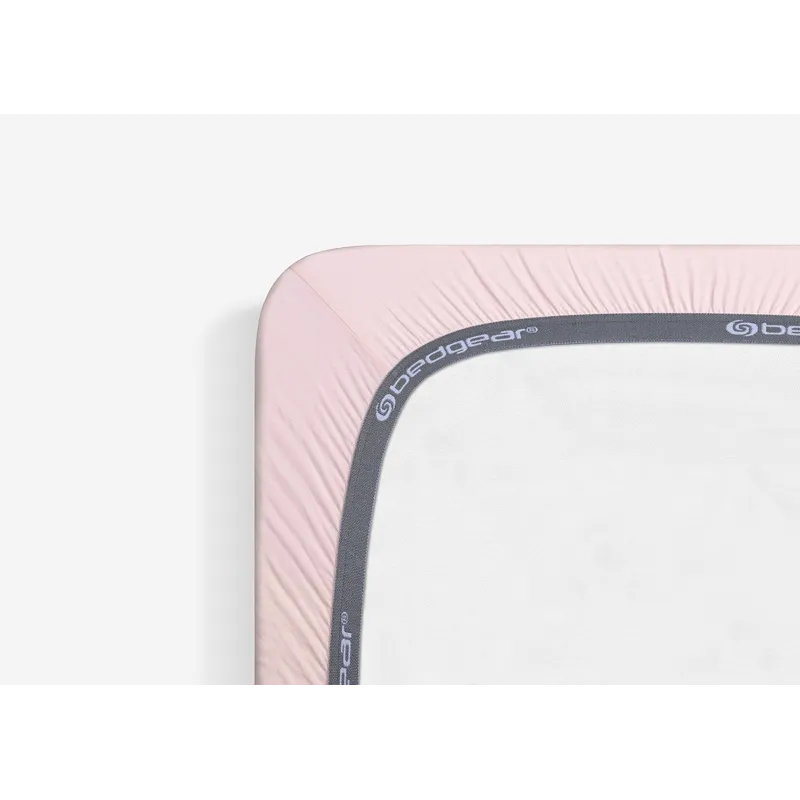 Hyper-Wool Performance Crib Sheet-Light Pink