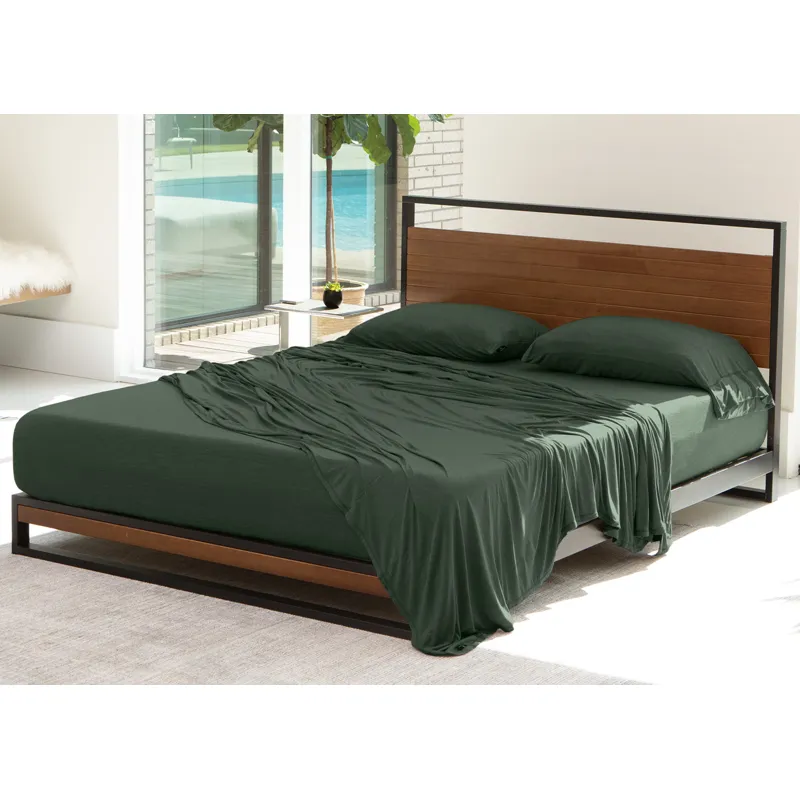 Hyper-Wool Sheet Set-Forest Green-Split King/Split Cal King