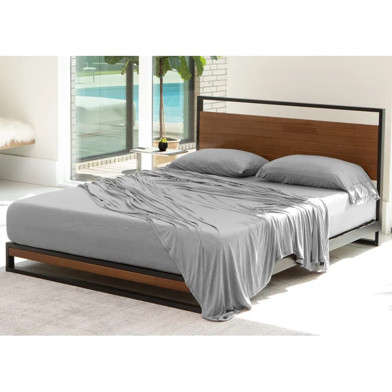 Hyper-Wool Sheet Set-Light Grey-Split King/Split Cal King