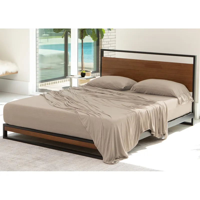 Hyper-Wool Sheet Set-Medium Beige-Queen