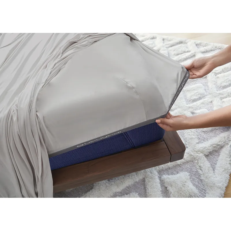 Ver-Tex Sheet Set-Light Grey-King/Cal King