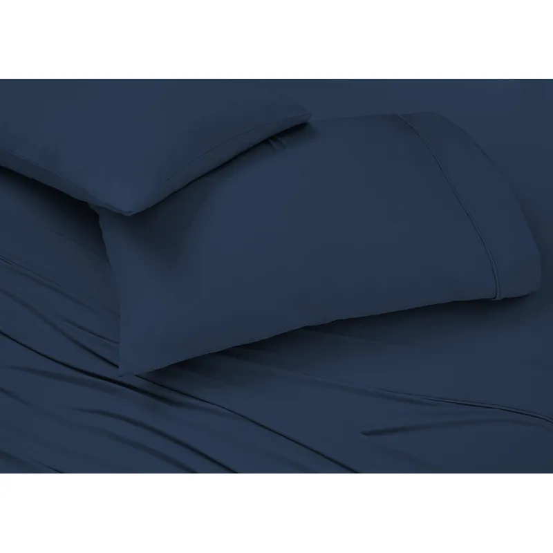 Ver-Tex Sheet Set-Navy Blue-King/Cal King
