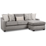 St. Charles Sofa Chaise - Granite