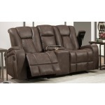 Jantzen Console Loveseat - Jantzen Brown