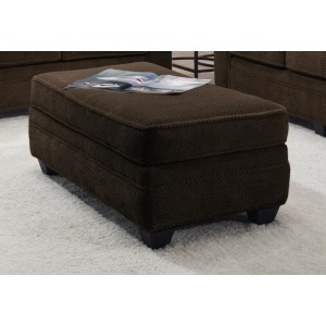 Artesia Ottoman - Chocolate