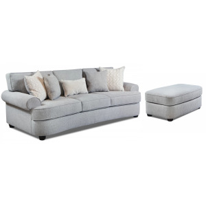 Chambord Sofa & Ottoman - Ash