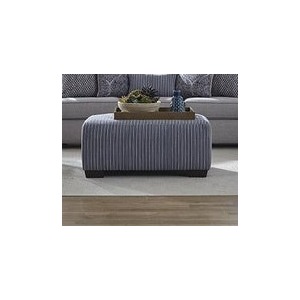 Azure Ottoman - Granite