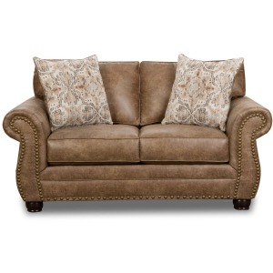 Woodland Loveseat - Brown