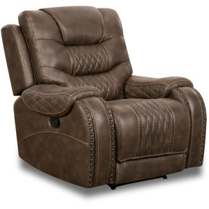 Cowboy Manual Recliner - Cowboy Dark Brown