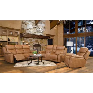 Sante Fe Dual Power Console Loveseat