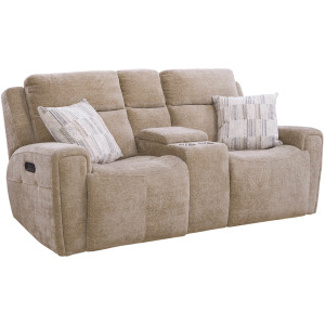 Mirmar Dual Power Console Loveseat