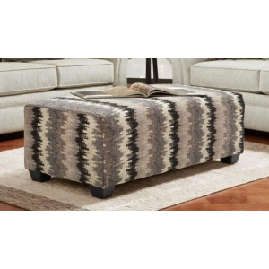 Kyle Cocktail Ottoman - Onyx