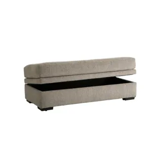 Storage Ottoman, Bri Pewter