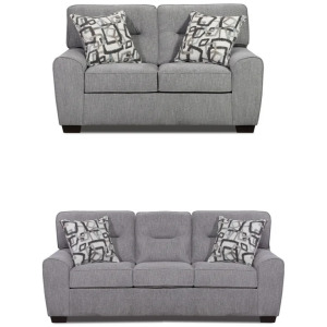 Renzo Marble 2 PC Living Room Set