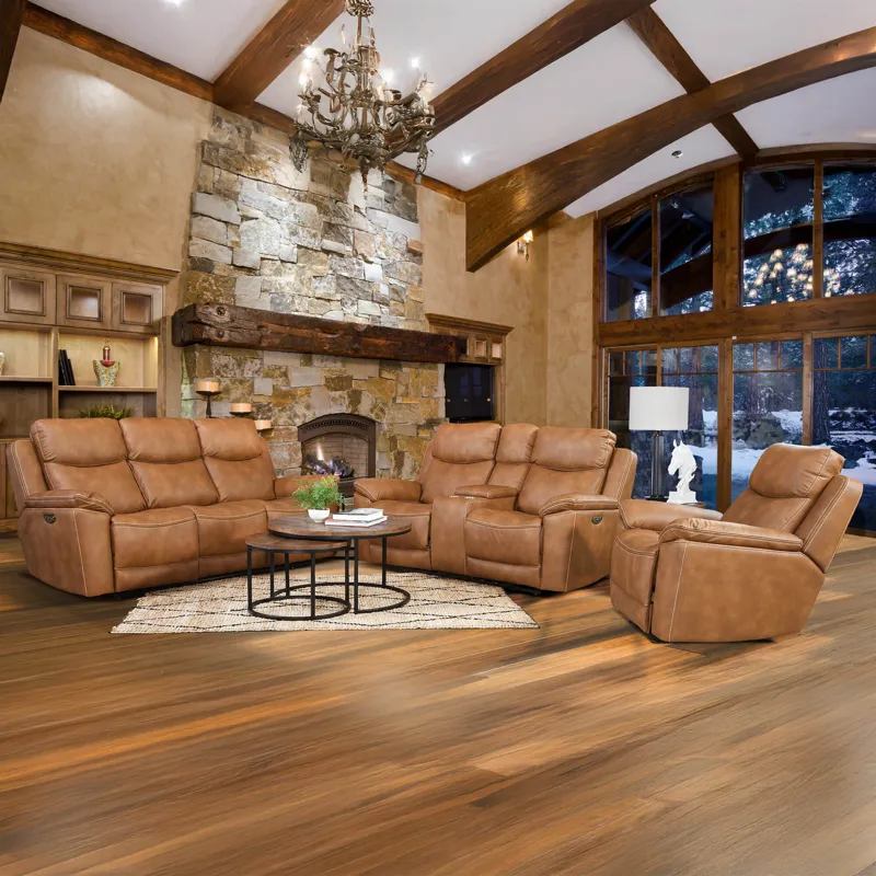 Sante Fe Dual Power Console Loveseat