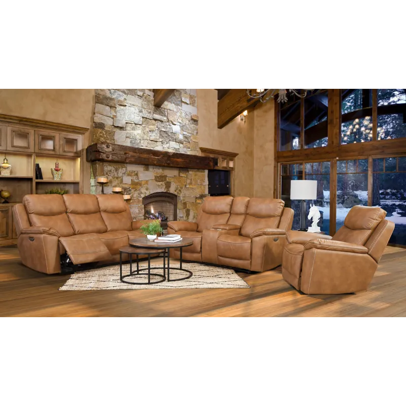 Sante Fe Dual Power Console Loveseat