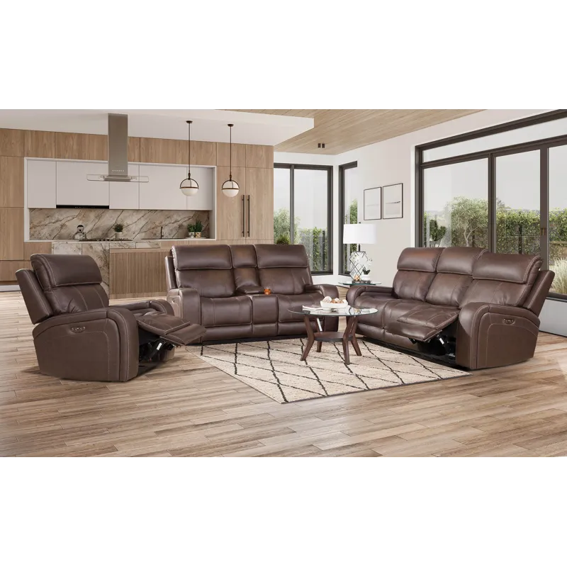 Newport Manual Motion Console Loveseat