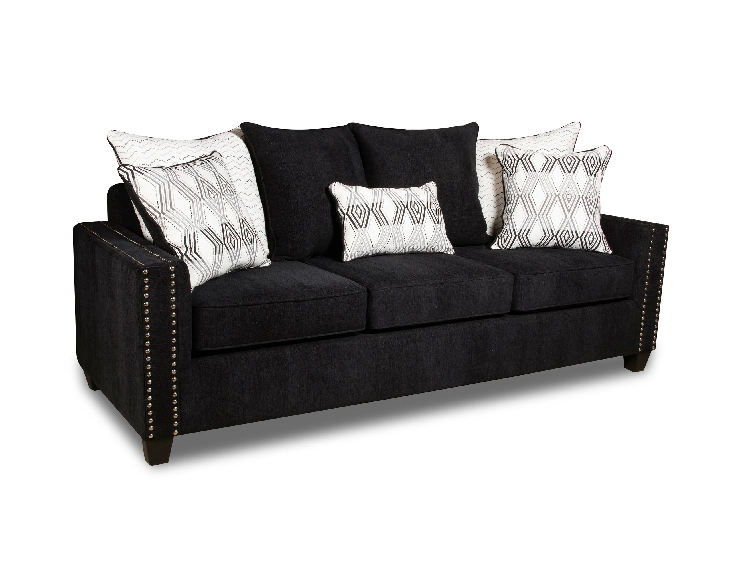 Vogue Sofa Ebony 209503166721 by NEFD Home at Northeast Factory