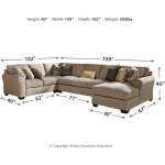 Pantomine 4-Piece Sectional with Chaise