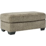 OLIN CHOCOLATE OTTOMAN