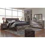 Derekson King Panel Bed with Storage