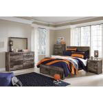 Derekson Full Panel Bed with Storage