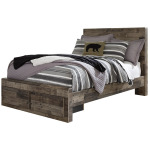 Derekson Full Panel Bed with 2 Storage Drawers