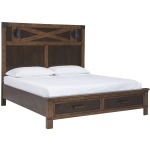 Wyattfield California King Panel Bed with Storage
