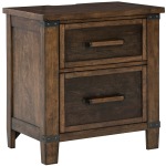 WYATTFIELD TWO DRAWER NIGHTSTAND
