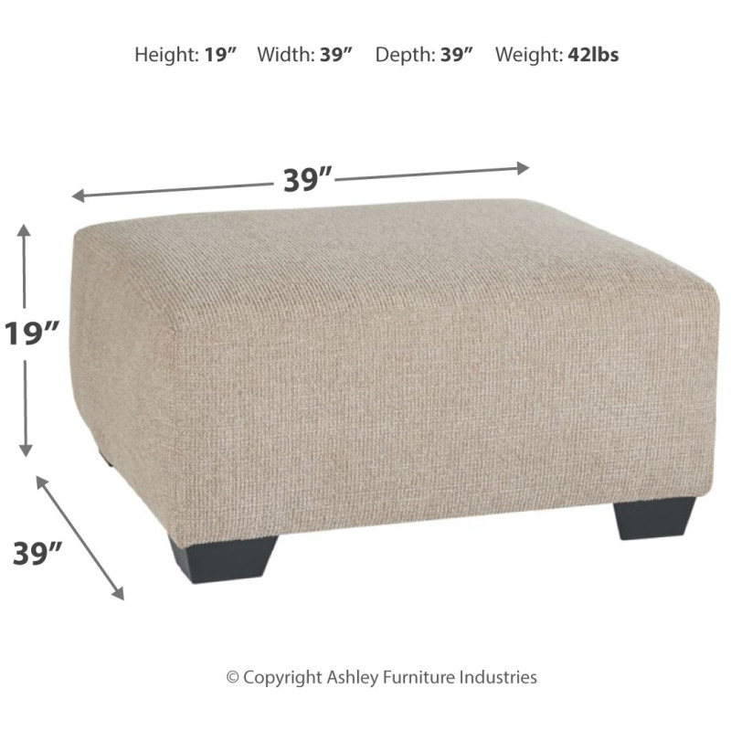 Baranello Oversized Accent Ottoman