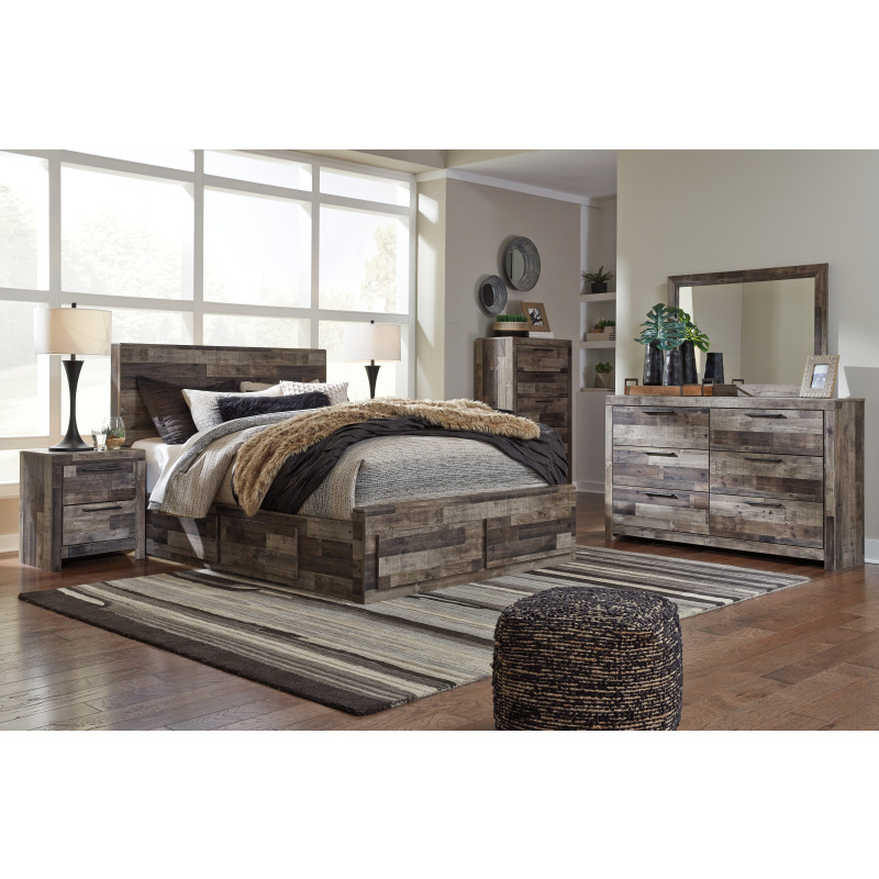 Derekson Queen Panel Bed with Storage