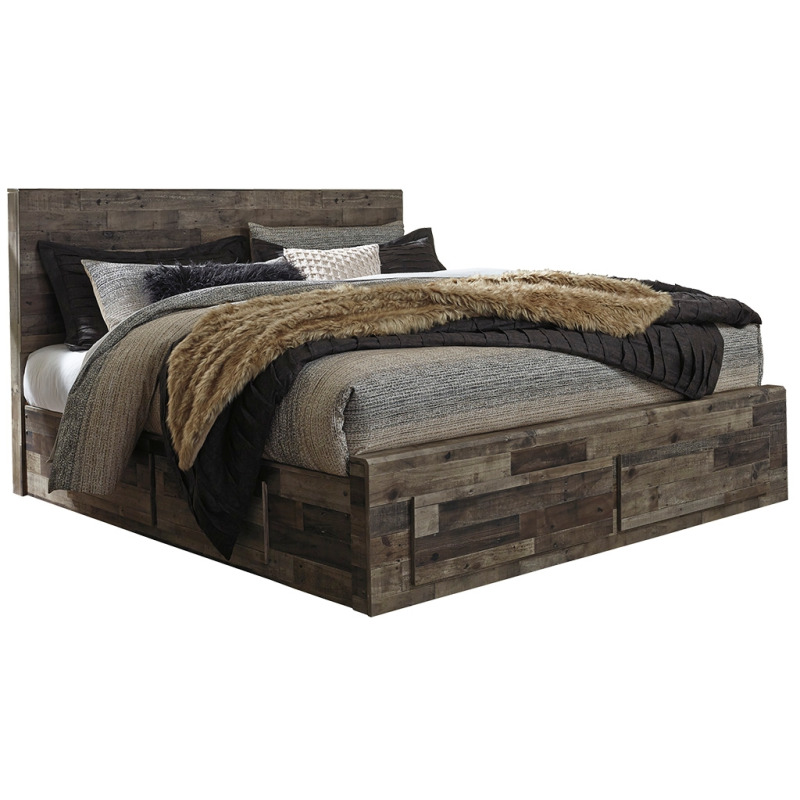 Derekson King Panel Bed with Storage