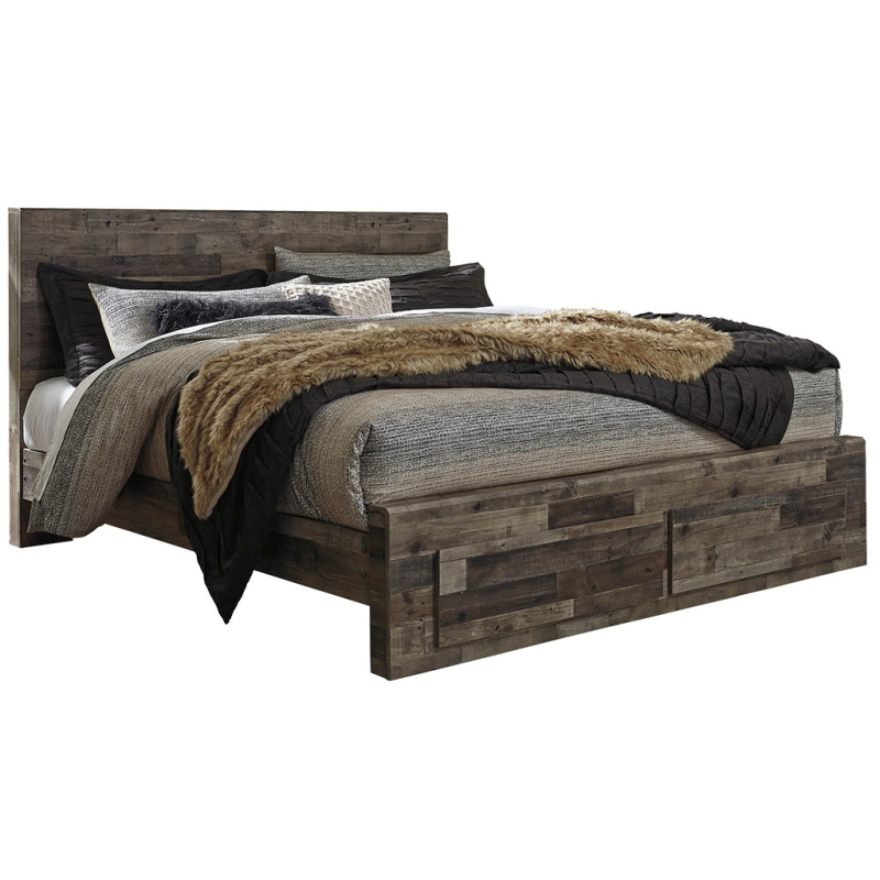 Derekson King Panel Bed with Storage