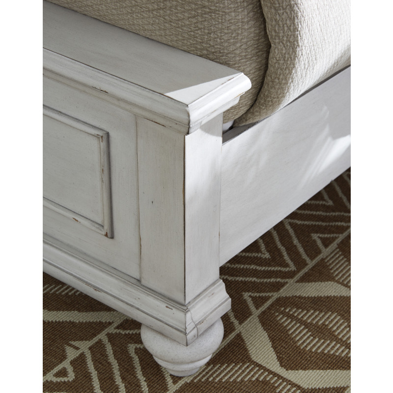 Kanwyn King Panel Bed with Storage Bench B777B9 by Benchcraft at