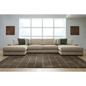 Linenhause 4-Piece Double Chaise Sectional