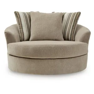 Linenhause Oversized Swivel Accent Chair