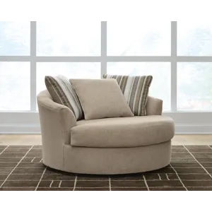 Linenhause Oversized Swivel Accent Chair
