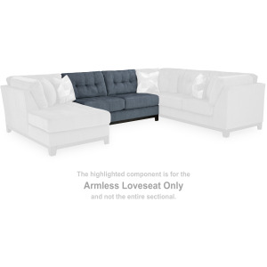 Maxon Place Armless Loveseat