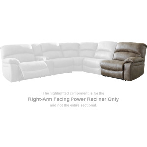 Segburg Right-Arm Facing Power Recliner