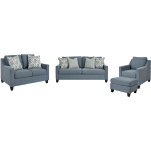 Lemly Sofa, Loveseat, Chair and Ottoman