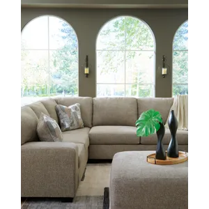 Newellen 3-Piece Sectional and Oversized Ottoman