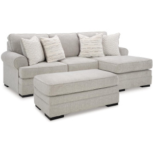 Eastonbridge Sofa Chaise and Ottoman