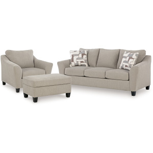 Willarae Sofa, Oversized Chair and Ottoman