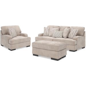 High Profile Sofa, Oversized Chair and Ottoman
